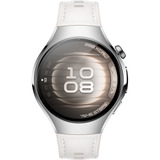 Huawei Watch 5 42mm (Soc-L19L), Smartwatch silber/weiß, Komposit-Armband in weiß, Gehäuse aus Edelstahl