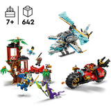 LEGO 71857 Ninjago Showdown am Baumhaus mit dem Ninja-Bike, Konstruktionsspielzeug 