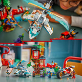 LEGO 71857 Ninjago Showdown am Baumhaus mit dem Ninja-Bike, Konstruktionsspielzeug 