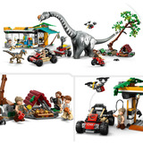 LEGO 76973 Jurassic World Raptor & Titanosaurus: Große Fährtensuche, Konstruktionsspielzeug 