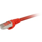 Sharkoon Patchkabel SFTP, RJ-45, mit Cat.7a Rohkabel rot, 10 Meter