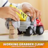 Spin Master Rubble & Crew - Kran-Baufahrzeug mit Charger-Figur, Spielfahrzeug 