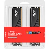 ADATA DIMM 48 GB DDR5-6400 (2x 24 GB) Dual-Kit, Arbeitsspeicher schwarz, AX5U6400C3224G-DTLABRBK, Lancer Blade RGB, INTEL XMP, AMD EXPO