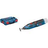 Bosch Professional Akku-Rotationswerkzeug GRO 12V-35 Professional, Multifunktions-Werkzeug blau/schwarz, 2x Li-Ionen-Akku 2,0 Ah, L-BOXX
