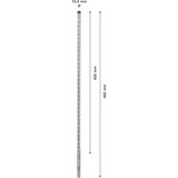 Bosch Professional EXPERT Hammerbohrer SDS-plus-7X, Ø 10mm Arbeitslänge 400mm