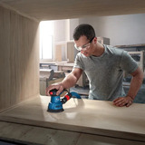 Bosch Professional Exzenterschleifer GEX 125 Professional blau/schwarz, 290 Watt