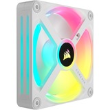 Corsair iCUE LINK QX120 RGB 120-mm-PWM-Lüfter, Gehäuselüfter weiß, Erweiterungskit