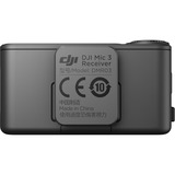 DJI Mic 3 , Mikrofon schwarz, (2 Sender + 1 Empfänger + Ladeschale)