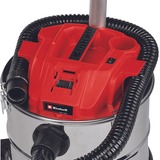 EINHELL TE-AV 18/15 Li C-Solo, Aschesauger silber/rot, ohne Akku und Ladegerät