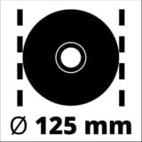 EINHELL Winkelschleifer TE-AG 125/1010 CE Q rot/schwarz, 1.010 Watt