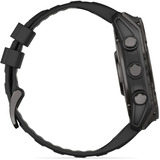 Garmin fēnix 8 - 51 mm, AMOLED, Smartwatch Schwarz/Schiefergrau, Silikon-Armband, Edelstahl
