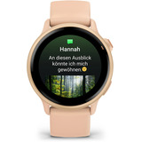 Garmin vívoactive 6, Smartwatch pink dawn/pink dawn metallic, 42 mm, Silikon-Armband