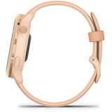 Garmin vívoactive 6, Smartwatch pink dawn/pink dawn metallic, 42 mm, Silikon-Armband