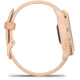Garmin vívoactive 6, Smartwatch pink dawn/pink dawn metallic, 42 mm, Silikon-Armband