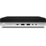 HP EliteDesk 800 G4 DM Generalüberholt, Mini-PC schwarz/silber, Windows 11 Pro