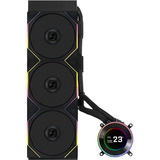 Lian Li HydroShift II LCD-C 360TL, Wasserkühlung schwarz