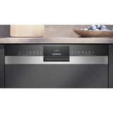 Siemens SN55YS00CE IQ500, Spülmaschine edelstahl (gebürstet)/schwarz, 60 cm, Home Connect