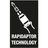 Wera Kraftform Kompakt Pistol RA-R 2, Bit-Satz schwarz/grün, 13-teilig, 1/4", mit Ratschenfunktion und Rapidaptor Schnellwechselfutter