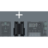 Wera Tool-Check Modular Set 1, mit 3 Werkzeugmodulen, Bit-Satz schwarz/grün, 50-teilig, inkl. 1/4" Bit-Ratsche, Winkelschlüssel