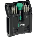 Wera Tool-Check Modular Set 1, mit 3 Werkzeugmodulen, Bit-Satz schwarz/grün, 50-teilig, inkl. 1/4" Bit-Ratsche, Winkelschlüssel