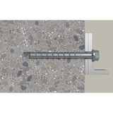 fischer Betonschraube UltraCut FBS II 8x55 5/- Sechskant mit U-Scheibe TX 50 Stück, verzinkt