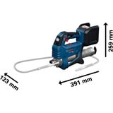 Bosch Akku-Fettpresse GFP 18V-10 Professional solo, 18Volt blau/schwarz, ohne Akku und Ladegerät