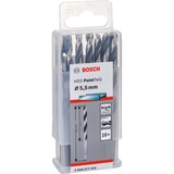 Bosch Professional HSS-Spiralbohrer PointTeQ, Ø 5,5mm x 93mm, 10 Stück Arbeitslänge 57mm