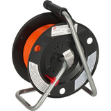 Brennenstuhl Garant G Bretec IP44 Gartenkabeltrommel, 1 Anschluss schwarz/orange, 38 + 2 Meter