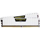 Corsair DIMM 32 GB DDR4-3200 (2x 16 GB) Dual-Kit, Arbeitsspeicher weiß, CMK32GX4M2E3200C16W, Vengeance LPX, INTEL XMP