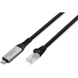 Digitus USB-C 3.2 Gen1 > RJ-45 Ethernet Kabel, 1Gbit/s, Adapter schwarz, 2 Meter, 10/100/1.000Mbit/s