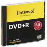 Intenso DVD+R DL 8,5 GB, DVD-Rohlinge 8-fach, 5 Stück