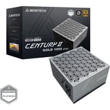 Montech CENTURY II 1050, PC-Netzteil silber, 1x 12-Pin High Power GPU, 6x PCIe, Kabelmanagement, 1050 Watt