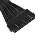 SilverStone SST-PP07-MBB, Verlängerungskabel schwarz, 30 cm