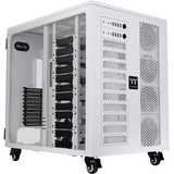 Thermaltake AX1000 TG AI Workstation, Big-Tower-Gehäuse weiß, Dual System Case, Tempered Glass