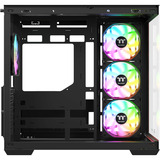 Thermaltake View 380 WS ARGB Black, Tower-Gehäuse schwarz/holz, Tempered Glass x 2, Holz-Struktur