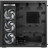 ARCTIC Xtender VG Mirrow Black Design, Tower-Gehäuse schwarz, Tempered Glass x 2 (verspiegelt)