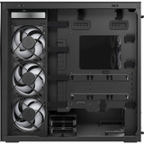 ARCTIC Xtender VG Mirrow , Tower-Gehäuse schwarz, Tempered Glass x 2 (verspiegelt)