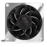 Alphacool Apex Stealth Metal 120mm Lüfter 2000rpm, Gehäuselüfter chrom/schwarz, 120 mm