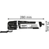 Bosch Professional Multi-Cutter GOP 30-28 Professional, Multifunktions-Werkzeug blau/schwarz, L-BOXX, 300 Watt, inkl. Zubehör
