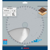 Bosch Professional PRO Wood Kreissägeblatt, Ø 250mm, 80Z Bohrung 30mm, für Kapp- & Gehrungssägen