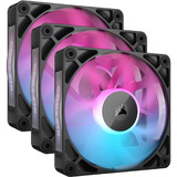 Corsair iCUE LINK RX120 RGB Triple Generalüberholt, Gehäuselüfter schwarz, 3er Pack, inkl. Hub, 120 mm