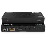 Digitus 4K HDBaseT HDMI KVM Extender Set, HDMI Verlängerung schwarz, 150 m