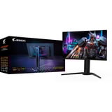 GIGABYTE AORUS FO27Q5P QD-OLED, Gaming-Monitor 67.8 cm (27 Zoll), schwarz, QHD, FreeSync-Premium-Pro, G-Sync-komp., 500Hz Panel
