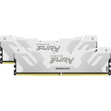 Kingston FURY DIMM 32 GB DDR5-6400 (2x 16 GB) Dual-Kit, Arbeitsspeicher weiß, KF564C32RWK2-32, Renegade, INTEL XMP