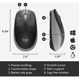 Logitech M190, Maus schwarz/grau