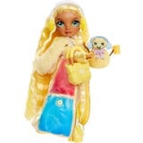 MGA Entertainment Rainbow High Winter Wonderland Doll - Sunny (Yellow), Puppe 