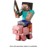 Mattel Minecraft Diamond Level Schwein, Spielfigur 14 cm