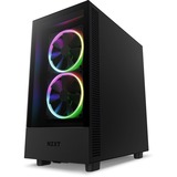 NZXT H5 Elite All Black, Tower-Gehäuse schwarz, Tempered Glass