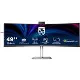 Philips 49B2U6900CH/00, LED-Monitor 124 cm (48.8 Zoll), dunkelgrau/silber, DQHD, VA, Curved, Adaptiv-Sync, 75 Hz