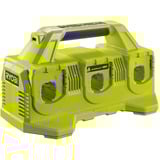 Ryobi 18 V ONE+ Ladestation RC18640, für bis zu 6 Akkus grün/grau, Ladestrom 4,0A